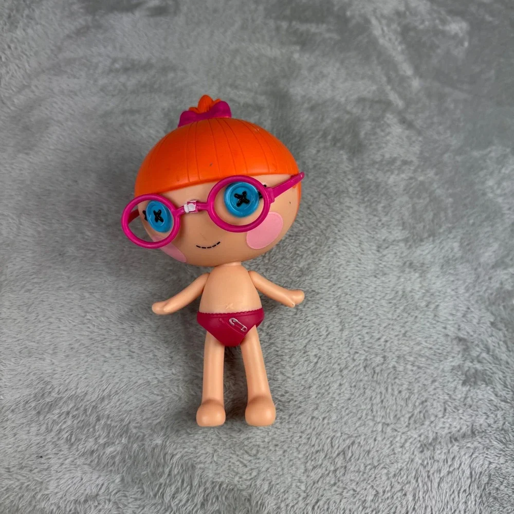 Lalaloopsy Mittens Fluff 'N' Stuff Doll Figure Orange Hair Pink Glasses 8